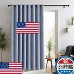 Melodieux Elegant Cotton Blackout Curtains Living Bedroom Thermal Grommet New. Price: $82.42.