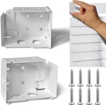 2PCS Mini Blind Brackets, Metal Window 2INCH 2-1/2X1-3/4INCH New. Price: $13.45.