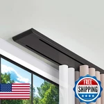 Xhkjysdp 8.2FT Double Row Curtain Tracks Ceiling Mounted, Heavy Duty Silent Slid New. Price: $86.68.