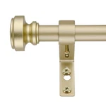 Decopolitan 3/4" Knob Curtain Rod, 18 To 36 Inches, Antique Brass New. Price: $18.10.