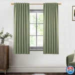 Shineland Short Curtains For Bedroom Windows, 54 Inch Long Sa New. Price: $40.09.