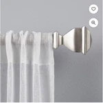 Exclusive Home Curtains ER1018-01 66120 Napoleon 1" Rod And Finial S.. Open. Price: $17.20.