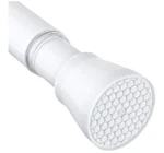 Mexau White Tension Curtain Rod 28-48 In.adjustable, Expandable,non-perforation Open. Price: $13.99.