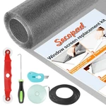 Secopad Window Screen Door Repair Kit, 39" X 78" Mesh Replacement... New. Price: $19.51.