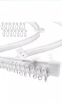Urbanred Flexible Bendable Ceiling Curtain Track, 16.4FT (5M), White New. Price: $23.99.