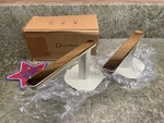 Queekay Curtain Holders Gold Holdbacks Self Adhesive Drapery White Used. Price: $6.95.