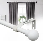 Curtain Rods For Windows 30-45 Adjustable, Metal With Simple Round New. Price: $13.20.