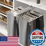 Myoyay Pull Out Trousers Rack 22 Arms Steel Pants Hanger New. Price: $149.97.