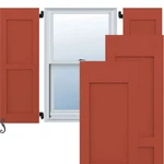 Ekena Millwork 18W 60H Americraft Two Equal Flat Panel Exterior Real Wood. Price: $606.54.