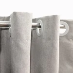 Yisure Grey Shower Curtain Linen Style Without Hooks Needed, 72X72 Heavy Duty... New. Price: $29.44.