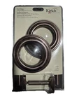 Vintage Kirsch Drapery Scarf Rings 1 Pair Solid Metal Bronze Color Sealed New. Price: $24.95.