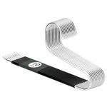 Doiown Open Ended Pants Hangers - Stainless Steel Jeans 10 Pack, Black New. Price: $19.91.