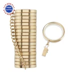 Curtain Rings Metal 18 Count 2 Inch Diameter 1-5 Mode Cambria Designer Series New. Price: $54.99.