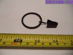 Qty = 1 Pack Of 40: Datttcc Black Metal Curtain Rings 6" Dia Open. Price: $11.25.