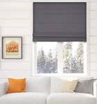 Arlo Blinds Thermal Room Darkening 30.5"W X 60"H, Graphite New. Price: $80.12.