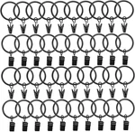 40 Pack Metal Curtain With Clips, Drapery Rings, Hanger New. Price: $12.93.