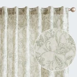 Lazzzy Linen Farmhouse Green Floral Print Curtains 96 Inches Long Back Tab Dr... New. Price: $60.48.