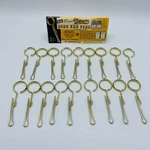 Conso Evergold 3-1/2 #18 Ring End Pins For Curtains & Drapes Vtg Used. Price: $15.00.