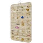 Hanging Jewelry Organizer Storage Roll With Hanger Metal Hooks Double-sided J... New. Price: $14.44.