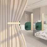 Mwdsup Curtain Holdbacks 2PCS Self Adhesive Shaped Drapery Hooks Green New. Price: $11.93.