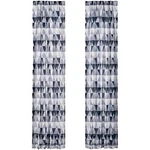 Mainstays 2-PACK Geo Triangle Window Curtain Panel Grey & Black 50" X 84" Each New. Price: $15.00.