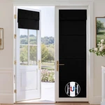 Magnetic Blackout French Door Curtain For Window, Thermal Insulated & Pr... New. Price: $17.00.