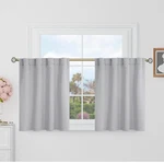 Bgment Short Blackout Curtains 34X30 Light Grey 2 Panels Small Window New. Price: $12.99.