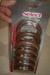 Nip 7 Pc Select Wood Drapery Rod Rings 3/8" Pole Mocha 13-300-955 New. Price: $11.99.