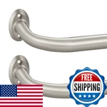 Yumierle Pack 1INCH Diameter Wrap Around Curtain Rods For Windows 28-56 New. Price: $67.22.