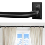 Zyrw Black Curtain Rods, Room Darkening For Windows 48 To 90 INCHES(4-7.5... New. Price: $43.88.