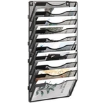 Easypag Wall File Organizer For Office 10 Pocket Mesh Mounted Paper New. Price: $47.79.
