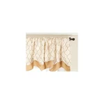 Stylemaster Bleecker 54 By 17-INCH Lined Embroidered Layered Valance, Truffle New. Price: $12.98.