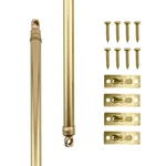 Amazing Drapery Hardware Swivel Sash Curtain Rods 11-19 Inch, 2 Pack, Brass New. Price: $20.95.