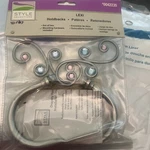 Lot Of 2 "the Kids Room" Holdbacks Pewter W/pink & Blue Swirls. New. Price: $15.00.
