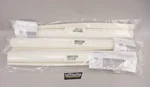 Lot Of 3 Nos Rollease 22" Fabric Up Shades White/cream New!. Price: $99.99.