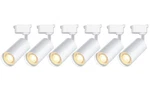 Brightened White Type Track Lighting Heads (no Rails), 6PCS 6000K Coo... New. Price: $82.09.