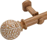 1-1/8 Inch Diameter Wood Curtain Rods For Windows 48 To 84 Adjustable Sea New. Price: $79.99.