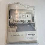 Donren Curtain Drapes 54 Inch Length 2 Panels Light Beige Rod Pocket Open. Price: $15.00.