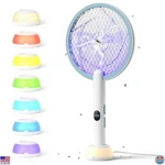 Yissvic Electric Fly Swatter Bug Zapper Racket 4000V Led Screen Dual Modes New. Price: $30.00.
