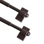 Wl.rocaille Magnetic Curtain Rods For Metal Doors 9 To 16 2 Pack, Brown New. Price: $30.05.
