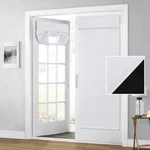 Homeideas 100% Blackout French Door Curtains, Privacy For Window, New. Price: $11.00.