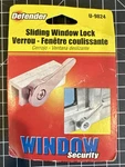 Defender Sliding Window Lock, Silver U 9824 Brand New Factory Sealed. Price: $5.00.