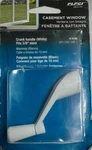Plpci 4106 Casement Window Crank Handle White Fits 3/8 In. Stem New. Price: $9.40.