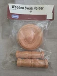 Vtg. Kenney Wooden Swag Holder Curtain New. Price: $14.99.
