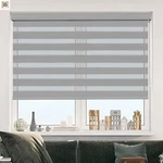 Kokorona Zebra Roller Shades Window Blinds Grey 20X72 Light Filtering Day Night New. Price: $29.99.
