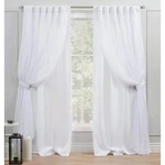 Exclusive Home Catarina Layered Solid Room Darkening Blackout And Sheer Hidde... New. Price: $46.63.