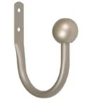 Kenney KN74981 Antique Pewter Metal Ball End Curtain Holdback 4.2"X 3.46" New!. Price: $8.95.