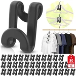 80PCS Clothes Hanger Connector Hooks, Plastic Space Saving Heavy Duty ... New. Price: $16.97.
