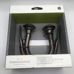Threshold Oil-rubbed Bronze Finish Drapery Curtain Tiebacks Holdbacks- 2 Pack New. Price: $10.74.