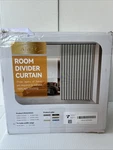 Ajazz 100% Blackout Accordion Room Divider Curtains - With Flexible Ceiling Open. Price: $69.99.